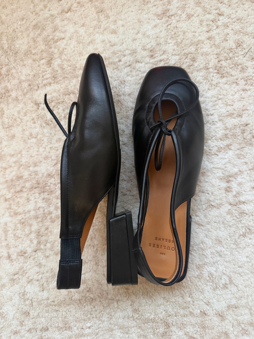 NEW Sezane Philippine Low Mary Janes in Smooth Black (US 6) - Picture 10 of 14